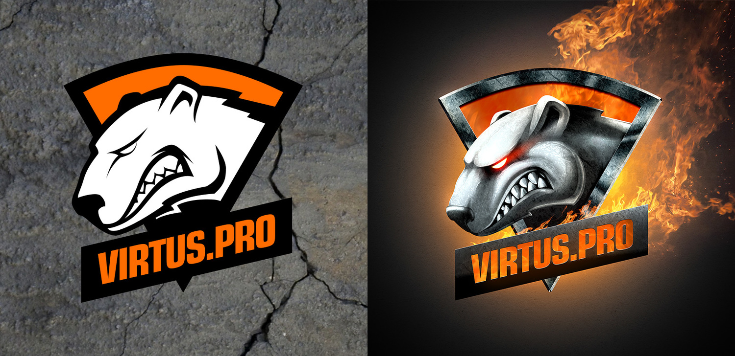 Фирменный стиль для Virtus.pro